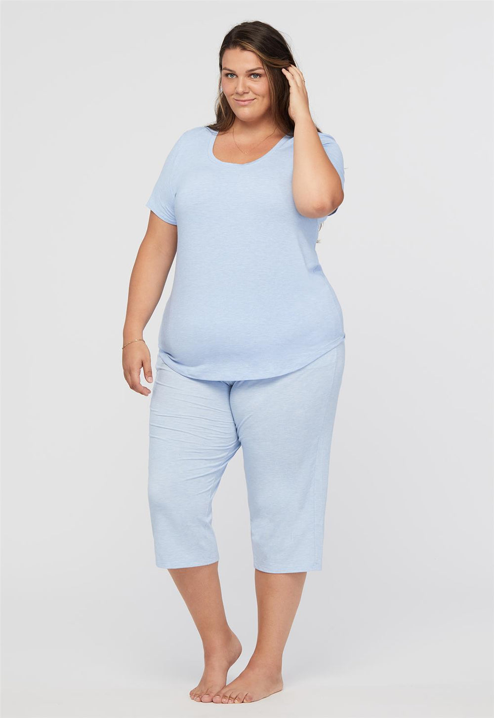 Serena Crop Pant Extended Sizing - Lusomé Sleepwear