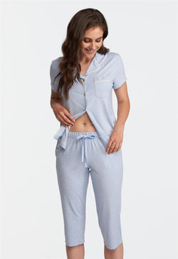 Serena Crop Pant - Lusomé Sleepwear