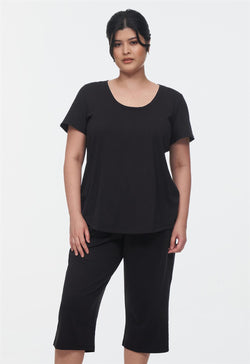 Serena Crop Pant Extended Sizing - Lusomé Sleepwear