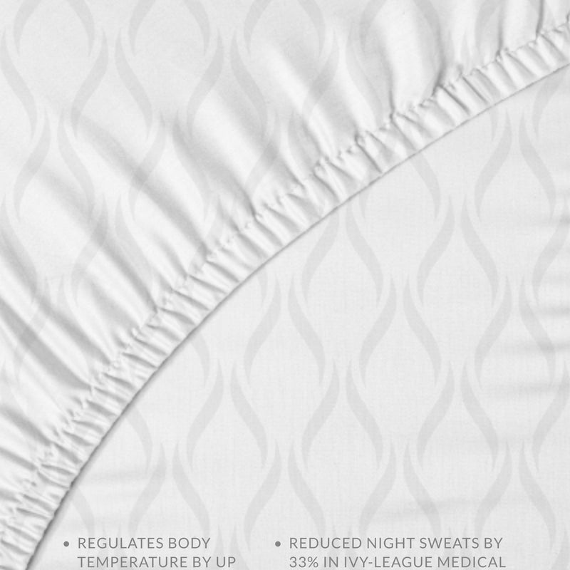 Temperature-Regulating Sheets in White