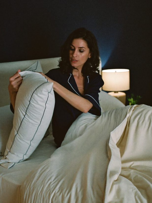Flipping the pillow to the cool side